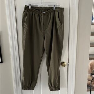 Women's Olive Green Jogger Pants